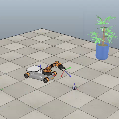 Mobile Manipulator Simulation